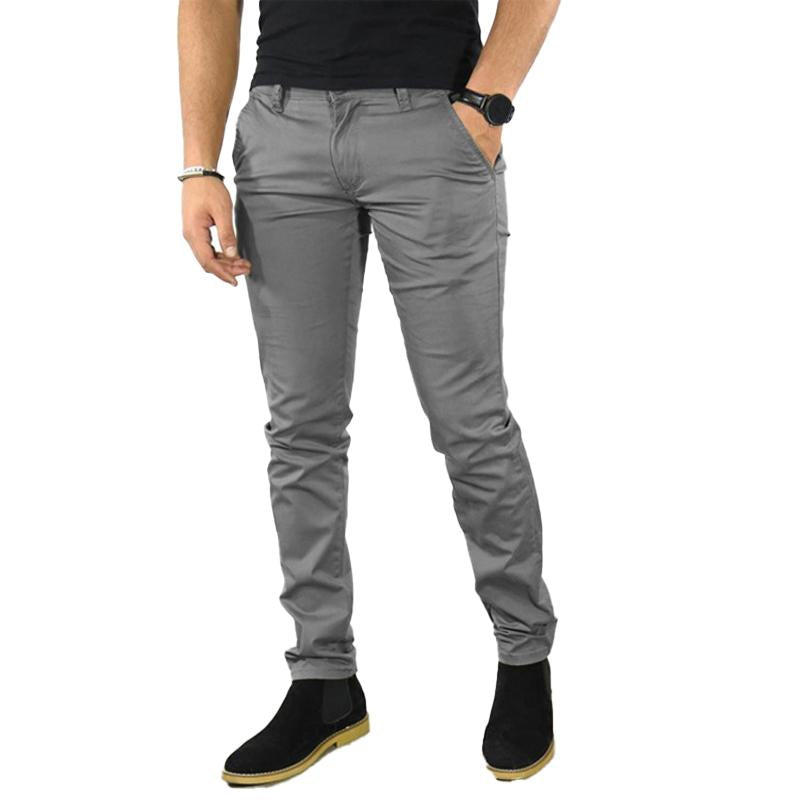 Pantaloni casual tinta unita da uomo 84493704X