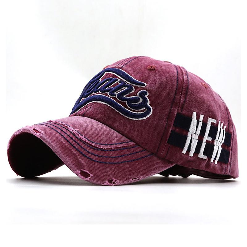 Gorra de béisbol con letras bordadas para hombre 54973199Y