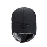 Men'S Plush Warm Detachable Mask Cap 95510144Y