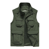 Mens Outdoor Casual Quick-Drying Vest 86959973M Army Green / M Vests