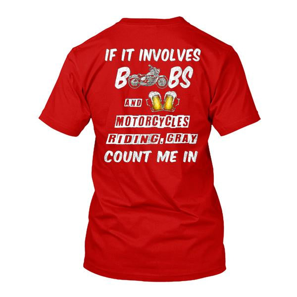 Mens Printed Crew Neck T-Shirt 68434922X T-Shirt / Red S Shirts & Tops
