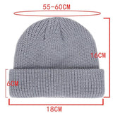 Men'S Solid Color Warm Knitted Hat 81557867Y