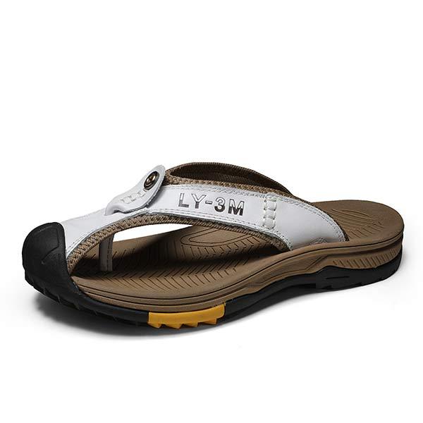 Mens Non-Slip Wear-Resistant Beach Shoes 15850764 White / 6 Shoes