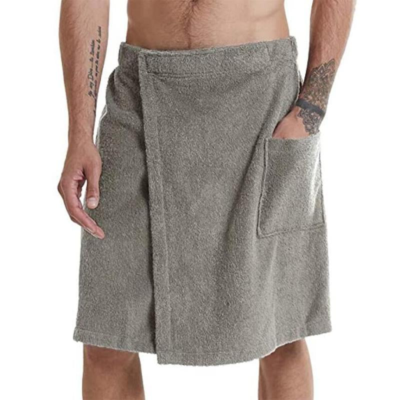 Asciugamano da bagno in velcro indossabile da uomo 62198247M