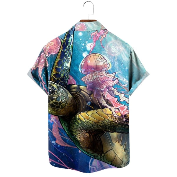 Mens Underwater World Print Shirt 80441915X