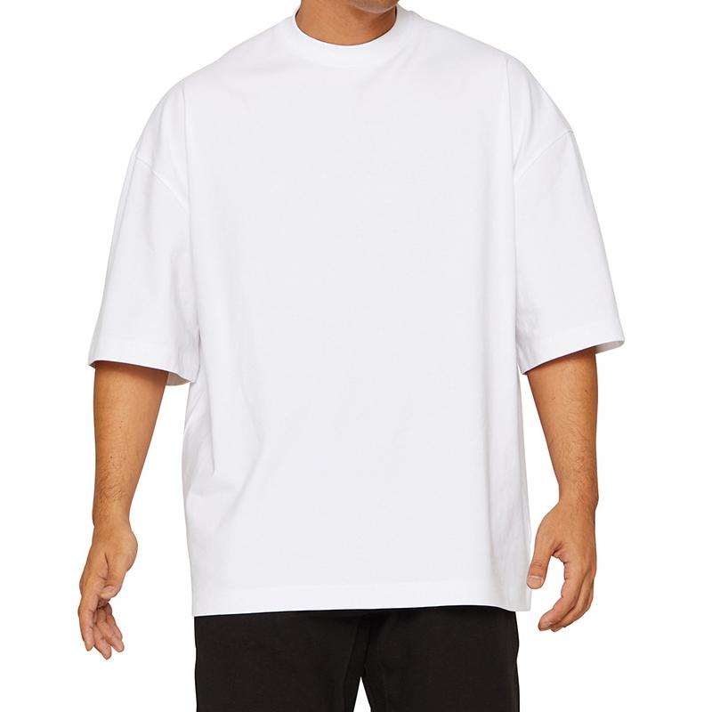 T-shirt de sport ample de couleur unie pour hommes 27367532Z