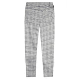 Men's Casual Plaid Stitching Pencil Trousers 86654549M