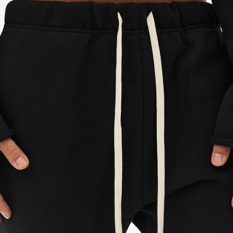 Washed Raw Edge Loose Fit Shorts for menn 29368385Z