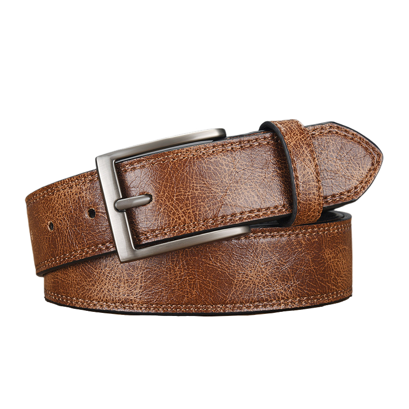 Men's Retro All-match PU Leather Pin Buckle Belt 58699698U