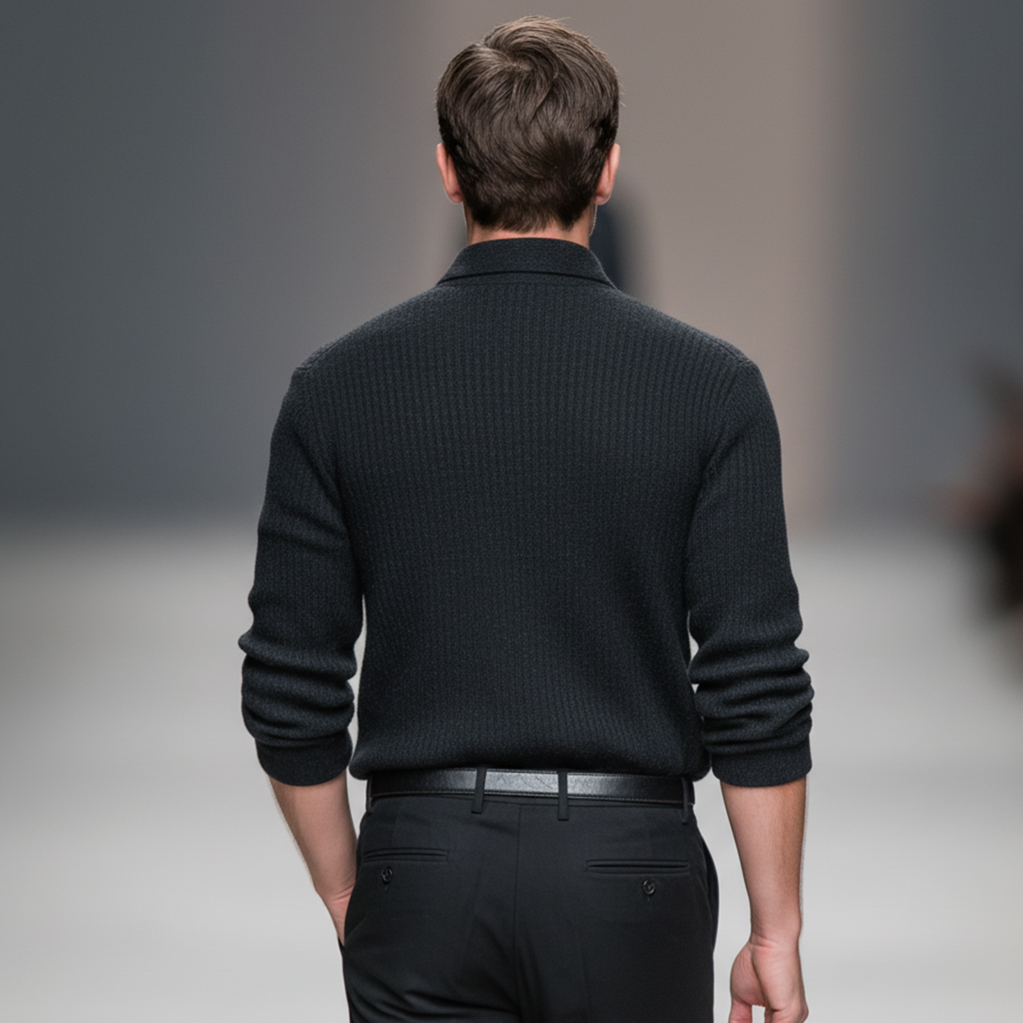 Men's Classic Casual And Business Deep V-neck Sweater MTA0755K8K