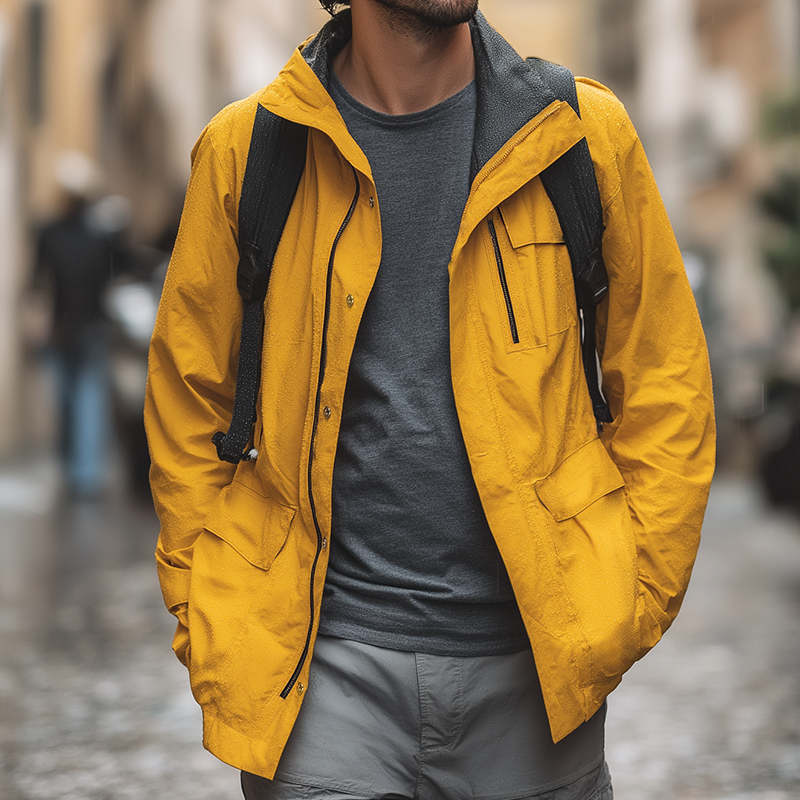 Men's Retro Casual Waterproof Outdoor Jacket MTA0115I8TO