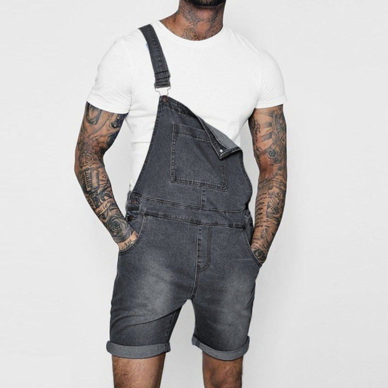 Men's Casual Denim Jumpsuit 84247220Y