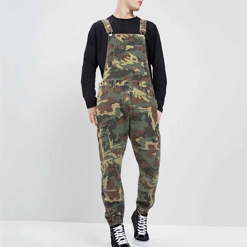 Men's Outdoor Tactical Camouflage Workwear Multi-pocket Overalls 98511170M