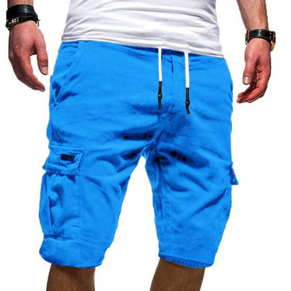 Men's Summer Casual Multi-Pocket Loose Shorts 02431848M