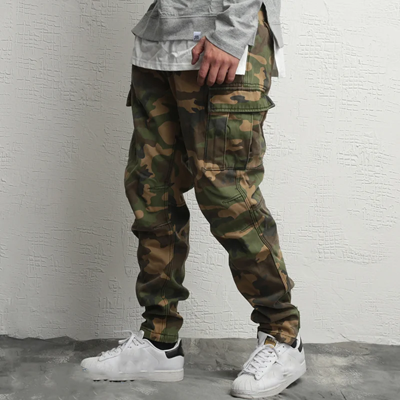 Men's Fashion Camouflage Multi-pocket Cargo Pants 34799378Z