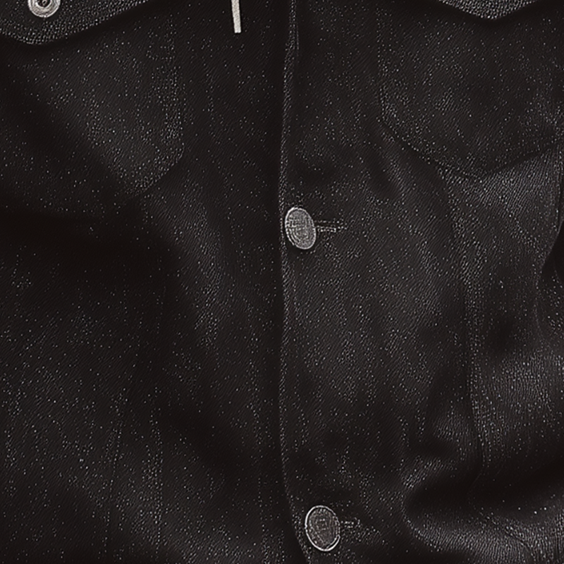 Men's Vintage Washed Heathered Denim Jacket MTA1308H8P