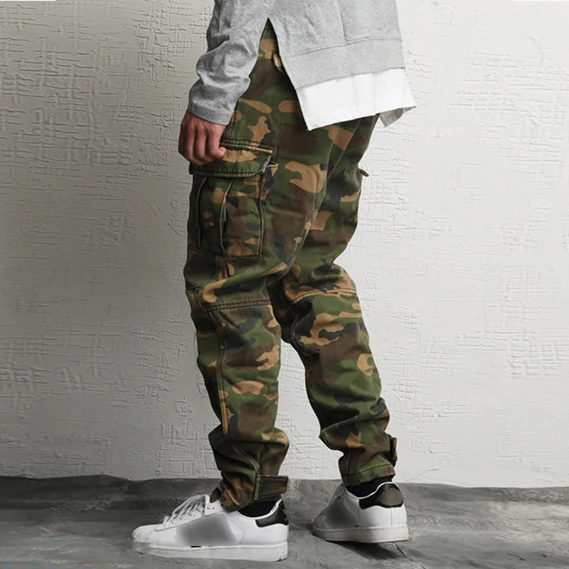 Men's Fashion Camouflage Multi-pocket Cargo Pants 34799378Z