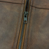 【24-hour shipping】Men's Zipper Leather Jacket 98679789U