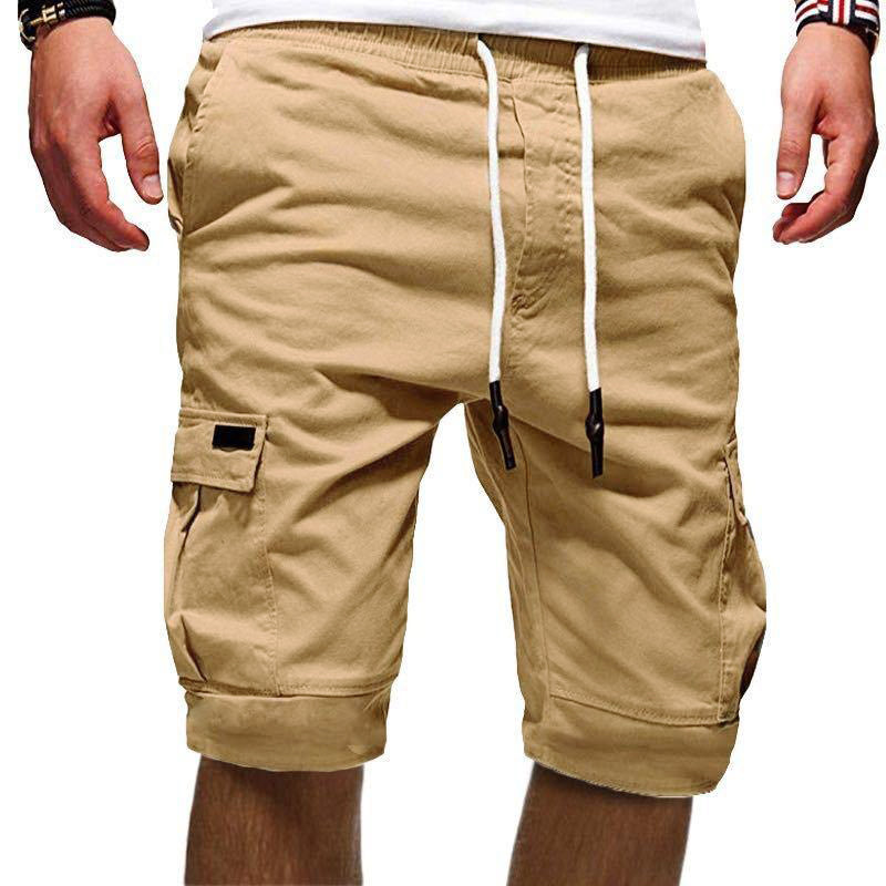 Men's Summer Casual Multi-Pocket Loose Shorts 02431848M