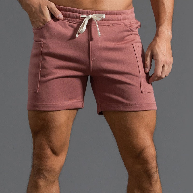 Fritids-komfort for menn Hudvennlig bomullsshorts med flere lommer 52593929K