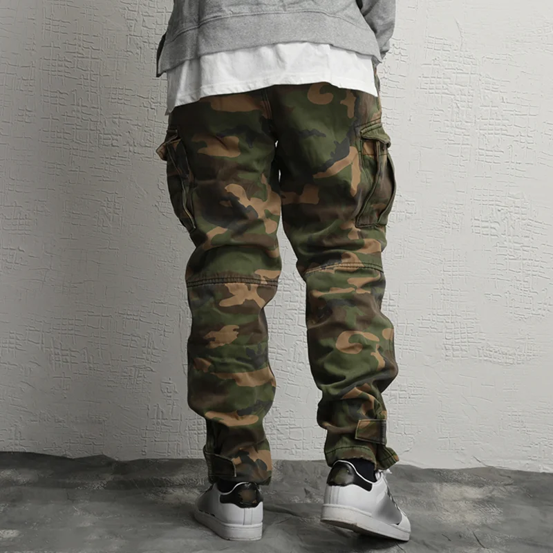 Men's Fashion Camouflage Multi-pocket Cargo Pants 34799378Z