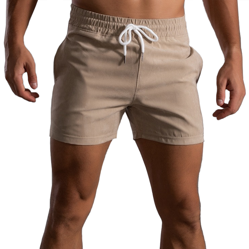 Men's Quick Dry Elastic Waist Sports Beach Shorts 28014470Z