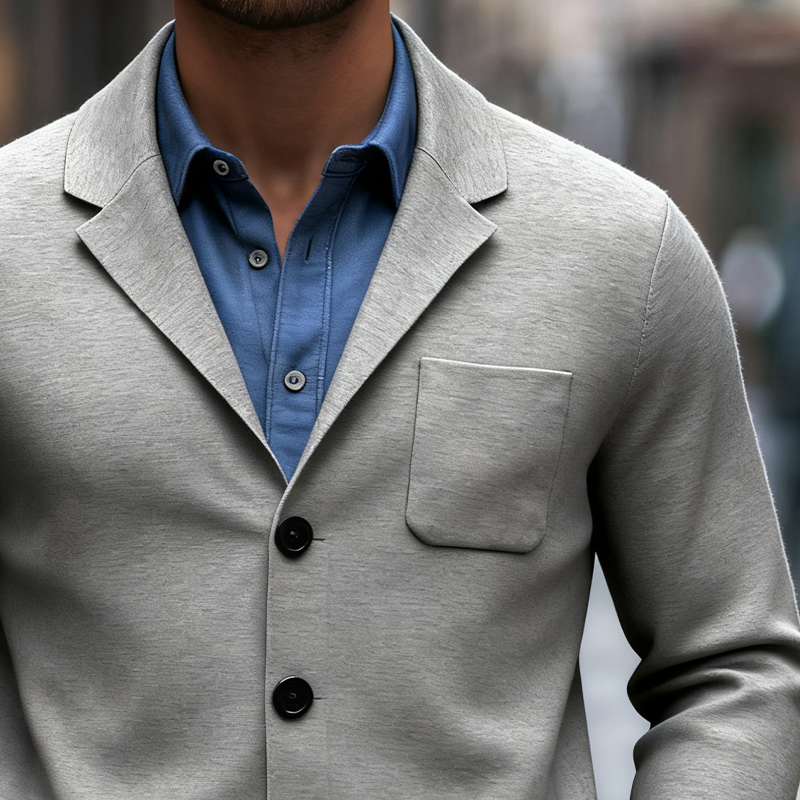 Men's Casual Blend Lapel Multi-pocket Jacket MTA1747J9X