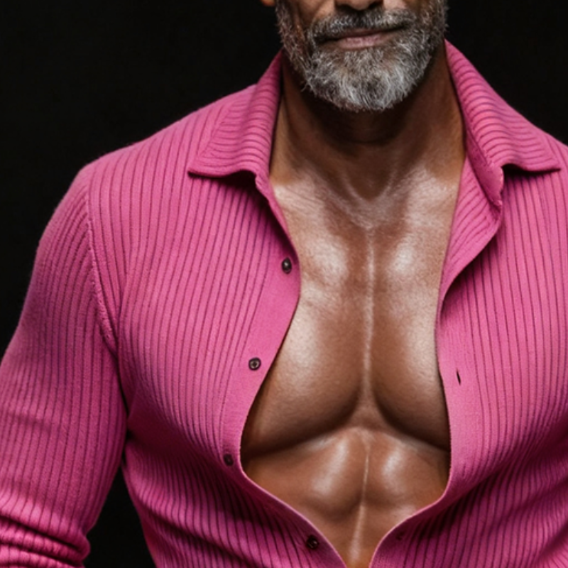 Men's Retro Casual Knitted Button-Up Lapel Cardigan MTA1431K6TO