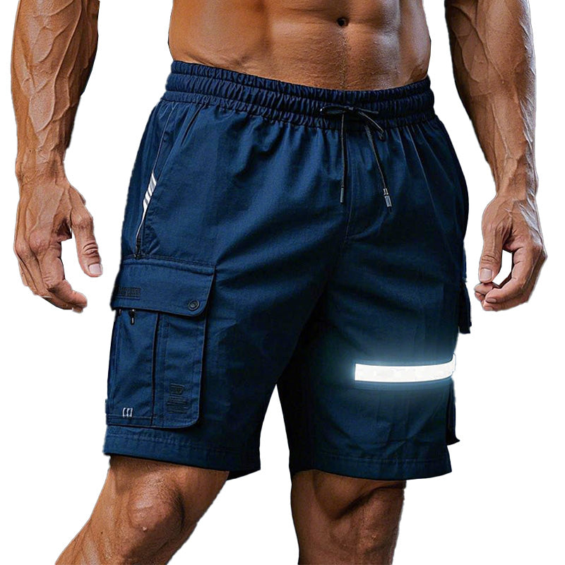 Men's Moisture Wicking Reflective Sports Shorts MTA1422C5P