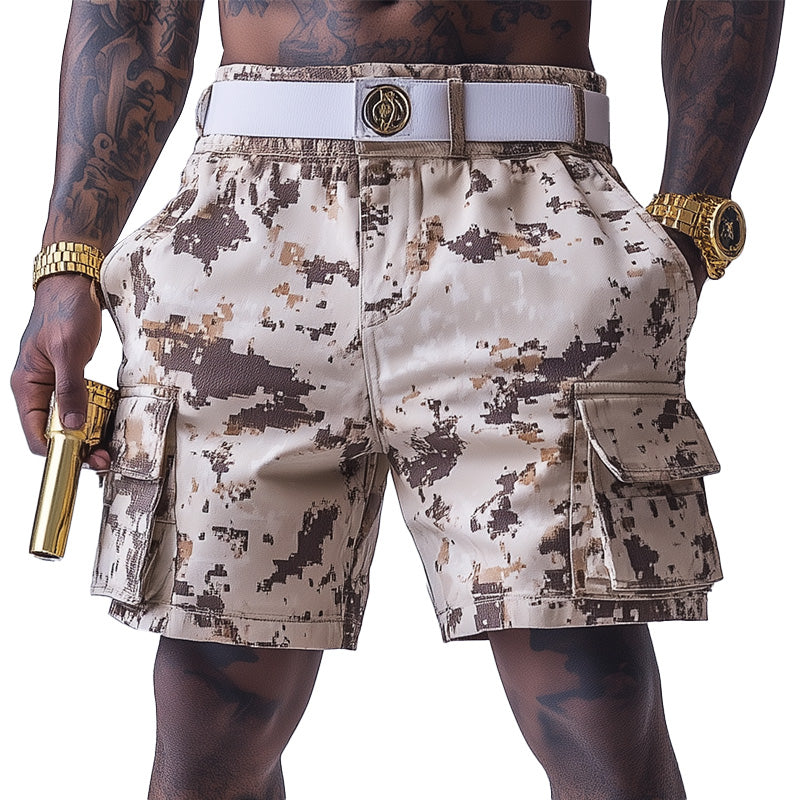 Men's Light Camouflage Cargo Shorts MTA1960C0P