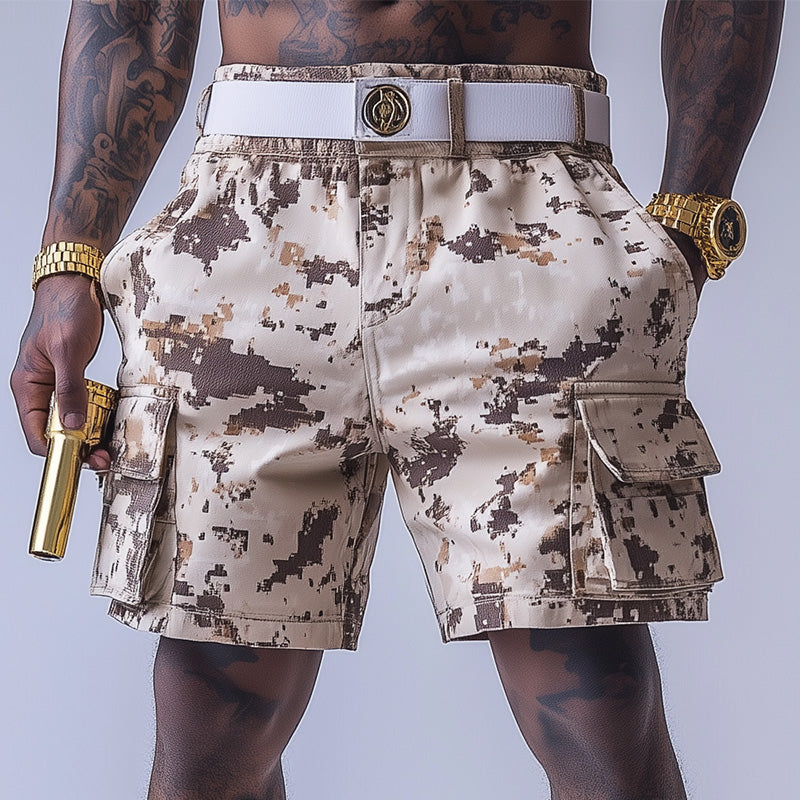 Men's Light Camouflage Cargo Shorts MTA1960C0P