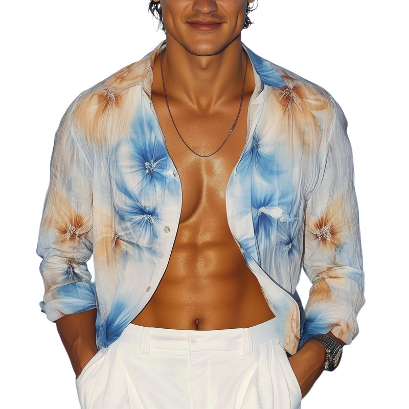 Men's Hawaiian Fashion Lightweight Comfortable Printed Shirt MTA0348D0U