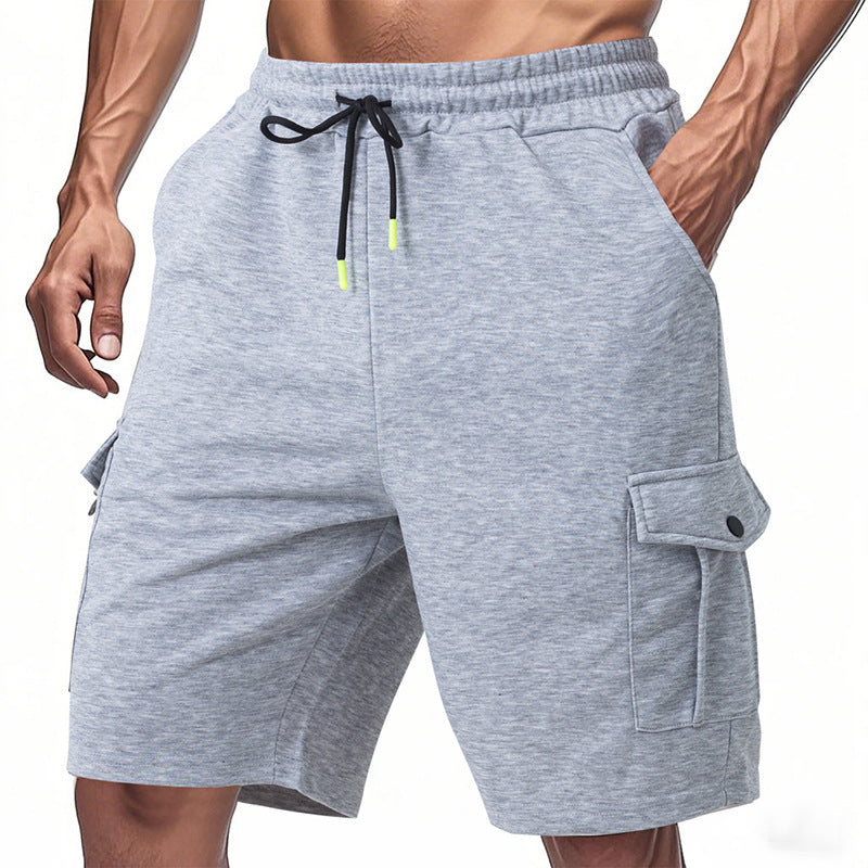 Menns uformelle løse ensfargede shorts MTA1752D6X
