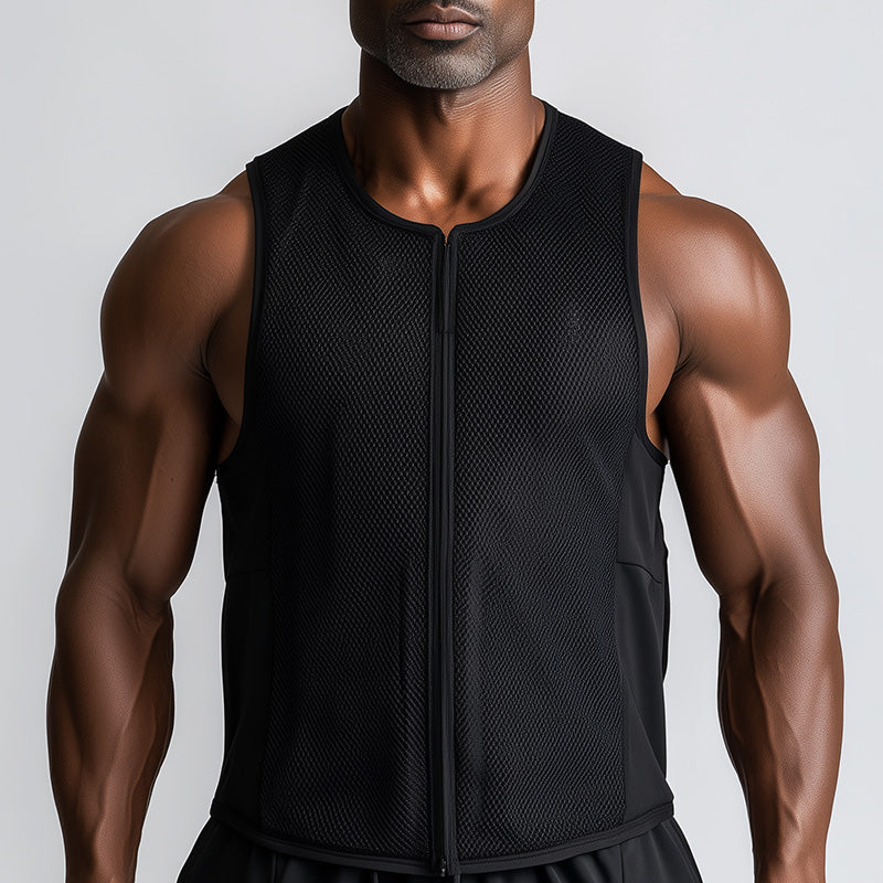 Men's Summer Fashion Splicing Breathable Quick-Drying Sports Tank Top MTA2541D8P