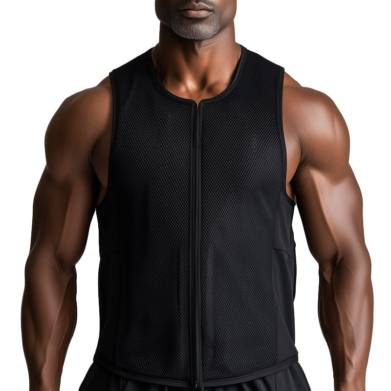 Men's Summer Fashion Splicing Breathable Quick-Drying Sports Tank Top MTA2541D8P