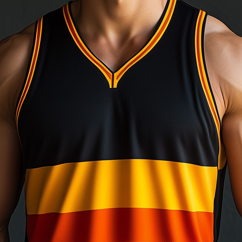 Men's Summer Fashion Printed Moisture Wicking Sports Tank Top MTA2588D5P
