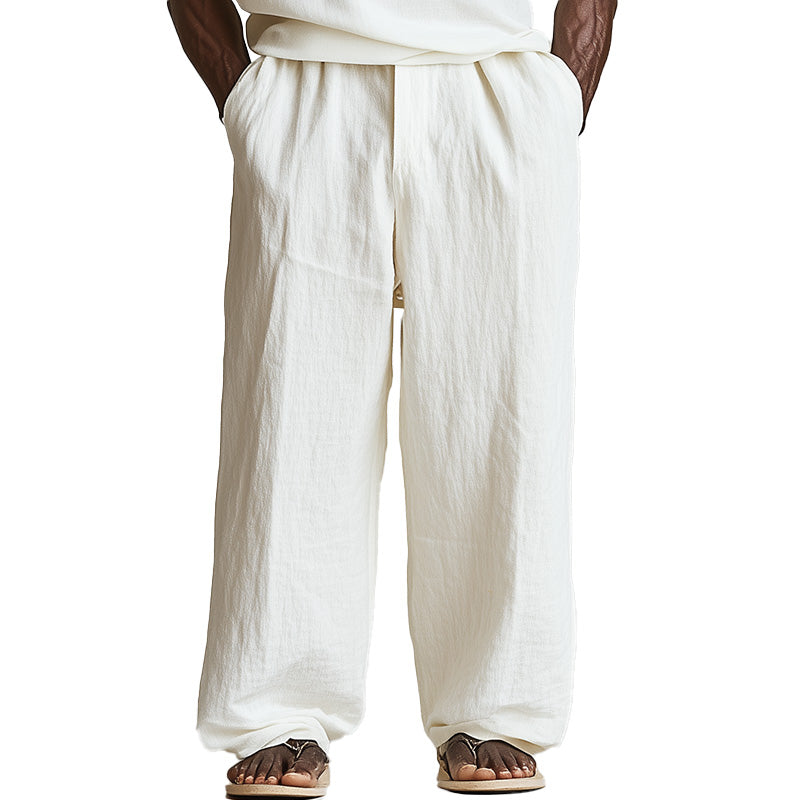 Men's Summer Fashion Linen Casual Breathable Trousers MTA2776D2P