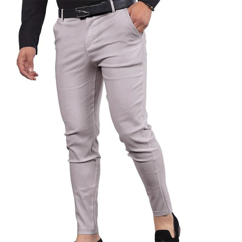 Men's Solid Color Casual Suit Pants 28229760X