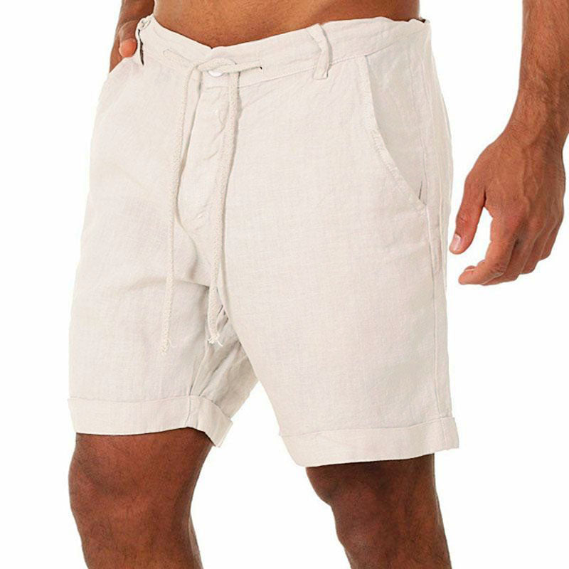 Men's Casual Summer Lace-Up Shorts 92649039M