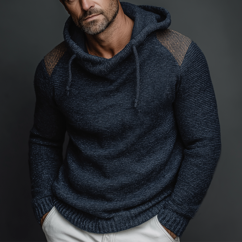 Men's Classic Casual Stretch Knit Hoodie MTA2992J3U