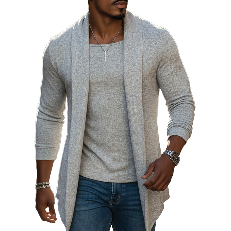 Men's Spring Simple Modal Cardigan MTA2679L5P