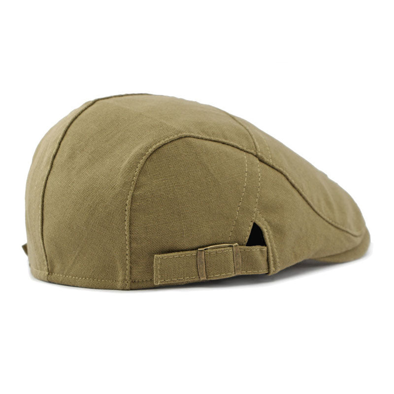 Men's Casual Outdoor Breathable Linen Beret 20746761M