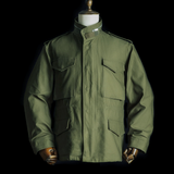 Men's Retro Loose Stand Collar Multi-pocket Zipper Jacket 06231213Z