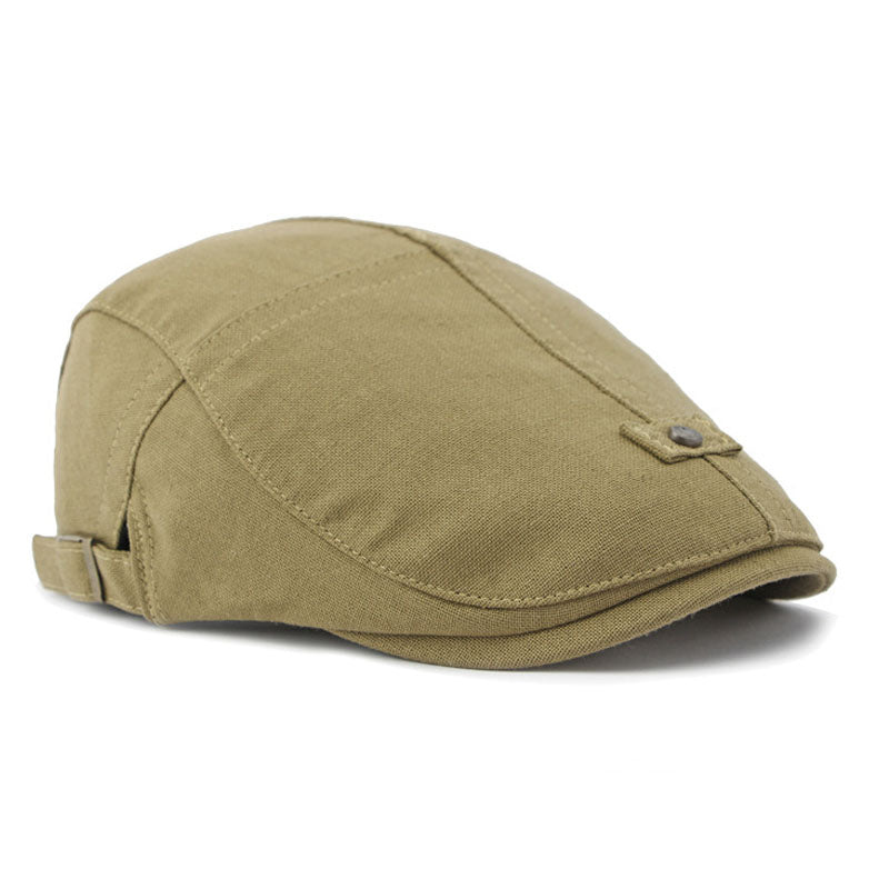 Men's Casual Outdoor Breathable Linen Beret 20746761M