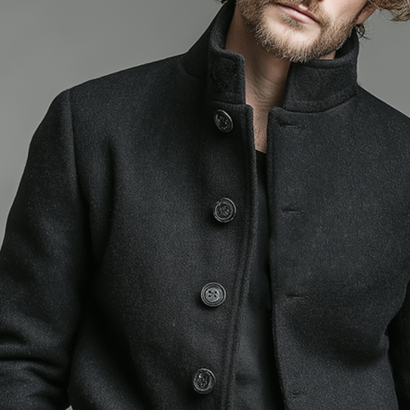 Men's Retro Casual Stand Collar Jacket MTA2575K2TO