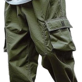 Men's Casual Outdoor Multi-pocket Cargo Pants 53284678M