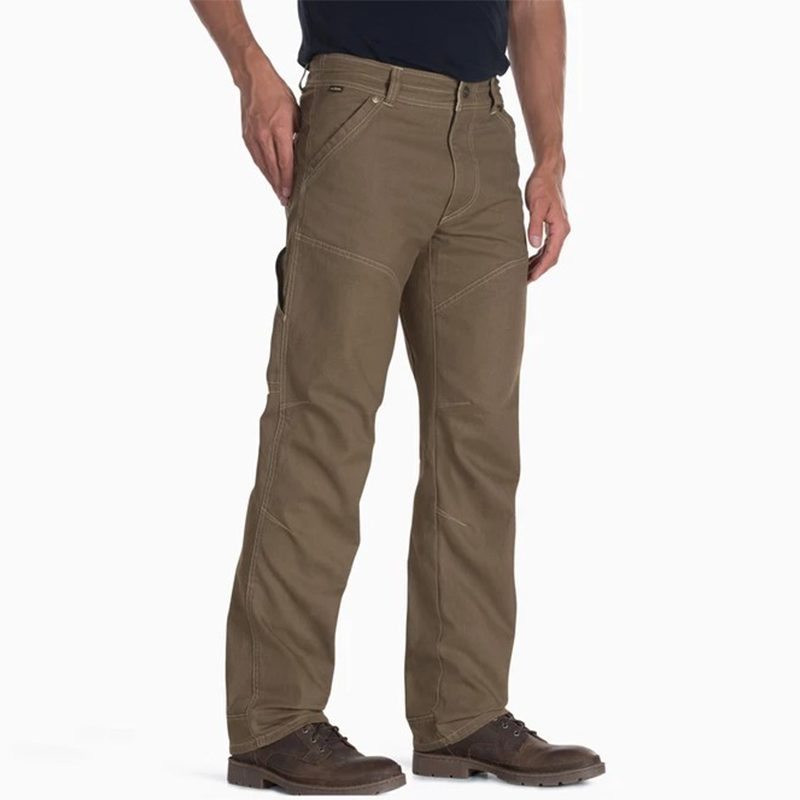 Men's Simple Design Cotton Blend Casual Trousers MTA0182H5P