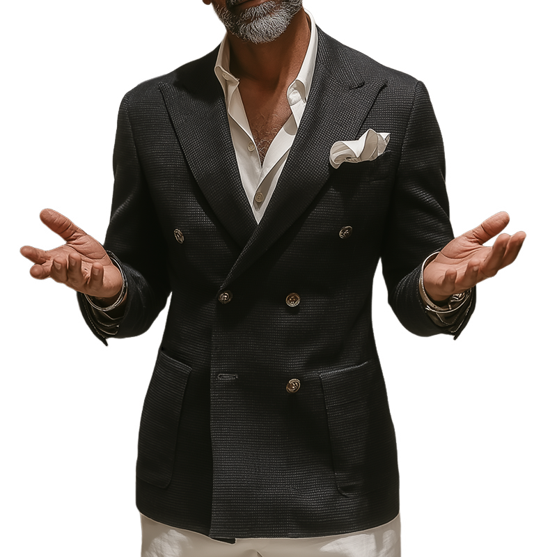 Men's Retro Casual Business Blazer MTA2668K7TO