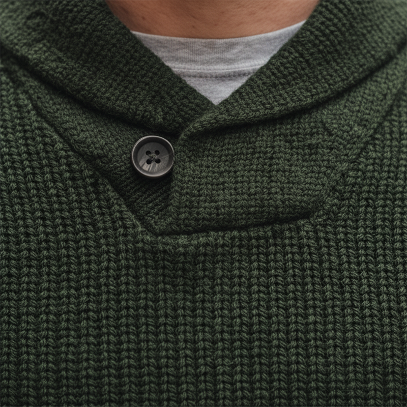 Men's Winter Retro Cotton Yarn Knit Sweater MTA1105K6P