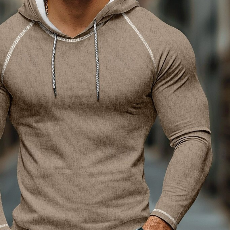 Men's Casual Slim Fit Cotton Blend Sports Hoodie MTA2862J8X